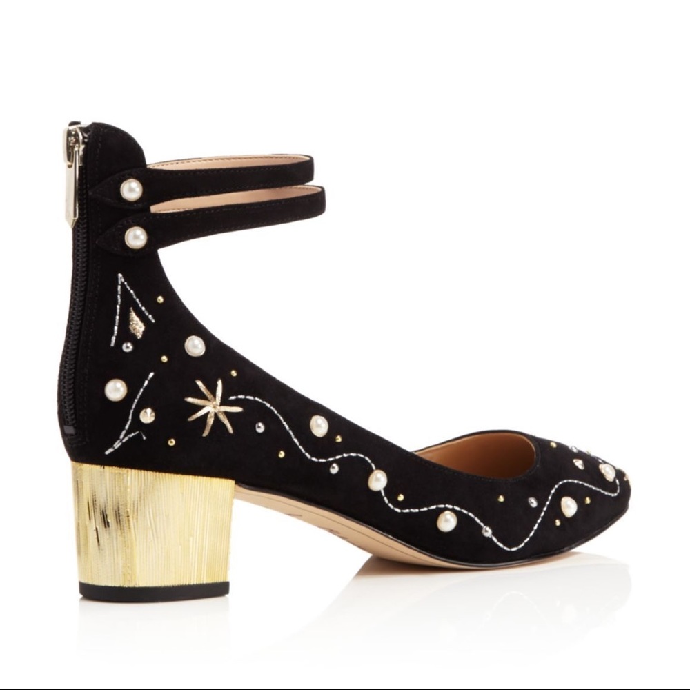 Sam Edelman Lucien Embroidered Pearl Pumps